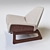 Elegant Lounge Chair: 3ds Max 2014 & Corona 3D model small image 2