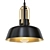 Harmonic Mini Pendant Light: Black & Warm Brass 12 3D model small image 1