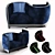 Grosvenor Modern Sofa: Unique Design for Modern Decor 3D model small image 1