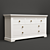 Toulouse Gray 3+4 Chest: Spacious, Stylish Storage 3D model small image 1