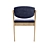 Elegant Fabric Chair: Replica Kai Kristiansen 3D model small image 6