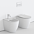 Alice Form WC: Sleek Ceramic Toilet 3D model small image 5