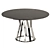 Zanaboni Ray: Gold & Chrome Table 3D model small image 2