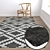 Premium Carpet Set 530: High-Quality Textures & Versatile Design 3D model small image 5