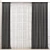 Sleek Reimagined Curtains 3D model small image 1