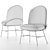 Elegant Novum Side Chair 3D model small image 8