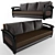 Prague Eurobook Sofa: Stylish and Functional 3D model small image 4