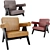 Capitol Complex Armchair: Sleek and Stylish Seating 3D model small image 1