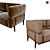 Realistic 3D Sofa Model 3D model small image 2