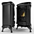 Ingrid Cast-Iron Stove: Powerful, Stylish, Reliable 3D model small image 4