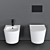 Form Wall-Hung WC: Sleek & Stylish 3D model small image 2