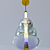 Contemporary Hanging Pendant Lamp 3D model small image 2