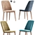 Sleek Tintori Dining Chair 3D model small image 1