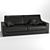 Luxury Leather Sofa: Corona 4 3D model small image 1