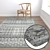 Luxury Texture Carpets Set 3D model small image 5