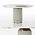 Elegant Mulligan Dining Table 3D model small image 1