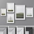 Sophisticated Frame Set | 4 Colors | A4, 30x40, 50x70 3D model small image 1