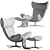 Elegant BoConcept Imola Chair 3D model small image 5