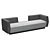 Modern COR Affair 02 Sofa 3D model small image 3