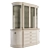 Elegant Oak Dresser with Golden Accents 3D model small image 9