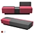 COR Affair: Stylish and Versatile Sofa Set 3D model small image 1
