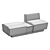 COR Affair: Stylish and Versatile Sofa Set 3D model small image 4