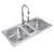 Modern Luxe Sink & Mixer Set 3D model small image 2