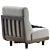 Guillerme and Chambron Easy Chair: Comfort Redefined! 3D model small image 4