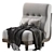 Guillerme and Chambron Easy Chair: Comfort Redefined! 3D model small image 7