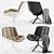 Ergonomic Muller Martini Chair 3D model small image 1