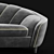 Refined Artdeco Sofa 3D model small image 2