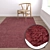 Luxury Carpet Set: High-Quality Textures for Stunning Renders 3D model small image 5