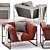 Arpa Armchair: Sleek, Stylish, Comfortable 3D model small image 1