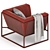 Arpa Armchair: Sleek, Stylish, Comfortable 3D model small image 4
