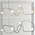 Elegant Illumination: Palindrome LED Chandelier 3D model small image 1