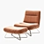 La Redoute Helma: Stylish Chair & Footrest 3D model small image 1