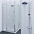 Sleek Shower Combo: Radaway Almatea + Ikea Brogrund 3D model small image 1