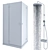 Sleek Shower Combo: Radaway Almatea + Ikea Brogrund 3D model small image 4