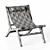 Nairobi Garden Wood Armchair: Elegant Outdoor Seating 3D model small image 5