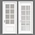 Stylish Steel Door 06 3D model small image 1