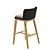 Elegant Arc Point Barstool 3D model small image 2