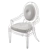 Casamidy Opera Capitone: Distinctive Metal and Upholstered Armchair 3D model small image 3