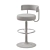 Stylish Jupiter Barstool 3D model small image 3