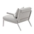 Nicoline Lima: Elegant Metal Frame Armchair 3D model small image 4