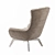 Luxurious Simpo Merlyn Armchair 3D model small image 2