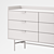 Sleek Walnut Chest of Drawers 3D model small image 2