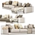 Sophisticated Bentley Stowe Sofa 3D model small image 2