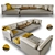 SABA LIVINGSTON 4-Seat Sofa Set 3D model small image 1