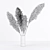 Elegant Pampas in Vase: Modern Floral Decor 3D model small image 3