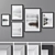 Elegant Memories: 84-Piece Photo Frame Set 3D model small image 1